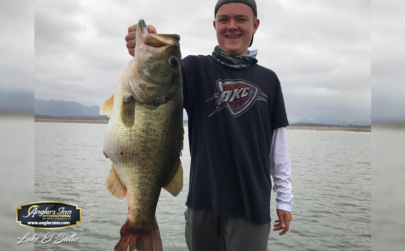 Last fish of the evening, a nice 2 pound largemouth bass just over 16  inches. Caught on a watermelon with red flake colored senko - weightless,  rigged Texas style. - Picture of